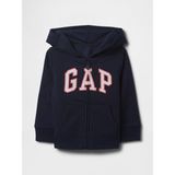 Gap Kız Bebek Lacivert Gap Logo Fermuarlı Kapüşonlu Sweatshirt - 6 - 12 Ay