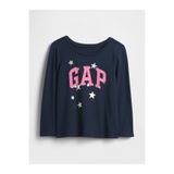 GAP Kız Bebek Lacivert Logo T-shirt