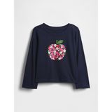 Gap Kız Bebek Lacivert Mix & Match Grafik Baskılı T-Shirt - 18 - 24 Ay