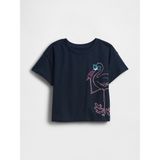 Gap Kız Bebek Lacivert Mix & Match Relaxed Grafik T-Shirt - 6 - 12 Ay