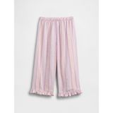 Gap Kız Bebek Lila Keten Karışımı Pull-On Pantolon - 18 - 24 Ay