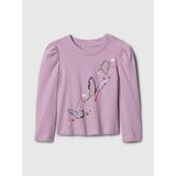 Gap Kız Bebek Lila Mix & Match T-Shirt - 6 - 12 Ay