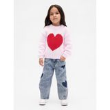 Gap Kız Bebek Mavi Heart Horseshoe Jean Pantolon - 4 Yaş