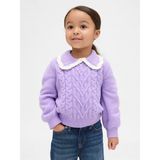 Gap Kız Bebek Mor Cashsoft Yaka Detaylı Kazak - 2 Yaş