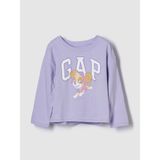 Gap Kız Bebek Mor Gap Logo Grafik T-Shirt - 6 - 12 Ay
