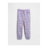 GAP Kız Bebek Mor Relaxed Logo Pull-On Jogger Eşofman Altı