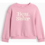Gap Kız Bebek Pembe Bisiklet Yaka Sweatshirt - 2 Yaş