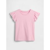 Gap Kız Bebek Pembe Flutter Sleeve T-Shirt - 18 - 24 Ay