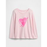 Gap Kız Bebek Pembe Gap Grafik T-Shirt - 2 Yaş