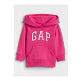 GAP Kız Bebek Pembe Gap Logo Kapüşonlu Sweatshirt