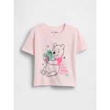 Gap Kız Bebek Pembe Grafik Baskılı T-Shirt - 12 - 18 Ay