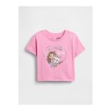 GAP Kız Bebek Pembe Grafik Logo T-Shirt
