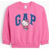 Gap Kız Bebek Pembe Hello Kitty Logo Sweatshirt - 18 - 24 Ay