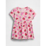 Gap Kız Bebek Pembe Mix & Match Babydoll Tunik Elbise - 3 Yaş