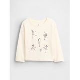 Gap Kız Bebek Pembe Mix & Match Relaxed Grafik T-Shirt - 2 Yaş