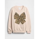 Gap Kız Bebek Pembe Oversized Grafik Sweatshirt - 5 Yaş