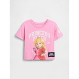 Gap Kız Bebek Pembe Princess Peach Grafik Baskılı T-Shirt - 2 Yaş