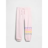 Gap Kız Bebek Pembe Relaxed Pull-On Logo Eşofman Altı - 2 Yaş