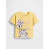 Gap Kız Bebek Sarı Grafik Baskılı T-Shirt - 4 Yaş