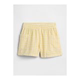 GAP Kız Bebek Sarı Pull-On Keten Karışımlı Şort