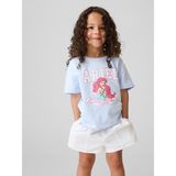 GAP Kız Bebek T-Shirt, Açık Mavi, Grafik Baskılı, 12-18 Ay