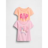 Gap Kız Bebek Turuncu Grafik Baskılı T-Shirt (2’li) - 3 Yaş
