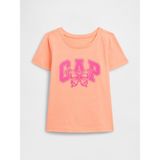 Gap Kız Bebek Turuncu Logo T-Shirt - 6 - 12 Ay