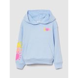Gap Kız Çocuk Açık Mavi Relaxed Gap Logo Fransız Havlu Kumaş Sweatshirt - 10 Yaş