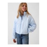 GAP Kız Çocuk Açık Mavi Relaxed Puffer Şişme Ceket