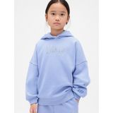 Gap Kız Çocuk Açık Mavi Wicked Vintagesoft Oversized Sweatshirt