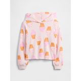 Gap Kız Çocuk Açık Pembe Kids Relaxed Fransız Havlu Kumaş Sweatshirt - 10 Yaş
