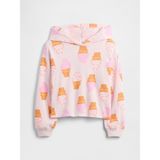 Gap Kız Çocuk Açık Pembe Kids Relaxed Fransız Havlu Kumaş Sweatshirt - 12 Yaş