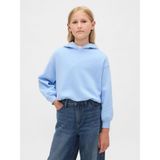 GAP Kız Çocuk Bebe Mavisi Kids Vintage Soft Oversized Bubble Sweatshirt