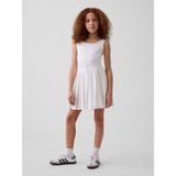 Gap Kız Çocuk Beyaz Pileli Tenis Elbise - 4 - 5 Yaş
