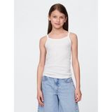 Gap Kız Çocuk Beyaz Pointelle Fitilli Cami Bluz - XS