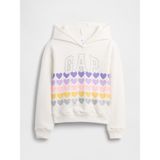 Gap Kız Çocuk Beyaz Relaxed Gap Logo Sweatshirt - 4 - 5 Yaş