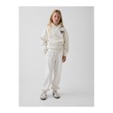 GAP Kız Çocuk Beyaz VintageSoft Relaxed Jogger Eşofman Altı