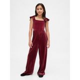Gap Kız Çocuk Bordo Kadife Tulum - 6 - 7 Yaş