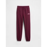Gap Kız Çocuk Bordo Relaxed Gap Logo Jogger Eşofman - 14 - 16 Yaş