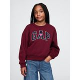 Gap Kız Çocuk Bordo Vintage Soft Sweatshirt - XS