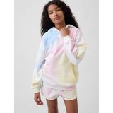 Gap Kız Çocuk Çok Renkli Vintagesoft Havlu Kumaş Oversized Sweatshirt - 6 - 7 Yaş