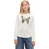 Gap Kız Çocuk Flippy-Sequin Grafik T-Shirt - 822044 - Beyaz