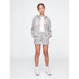 GAP Kız Çocuk Gri Gap Logo Havlu Kumaş Pull-On Şort
