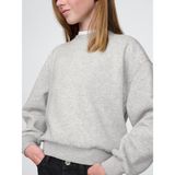 GAP Kız Çocuk Gri Gap Logo Oversize Fleece Sweatshirt