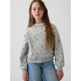 Gap Kız Çocuk Gri Vintagesoft I Heart Ny Sweatshirt - 2XL