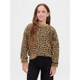 Gap Kız Çocuk Kahverengi Vintage Soft Dolman Sweatshirt