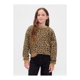 GAP Kız Çocuk Kahverengi VintageSoft Dolman Sweatshirt