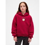 Gap Kız Çocuk Kırmızı Vintagesoft Arch Logo Sweatshirt - 6 - 7 Yaş