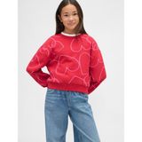 Gap Kız Çocuk Kırmızı Vintagesoft Dolman Sweatshirt - 4 - 5 Yaş