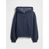 Gap Kız Çocuk Koyu Mavi Relaxed Gap Logo Sweatshirt - XL